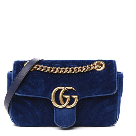 blue velvet mini gucci bag|gucci matelasse bag.